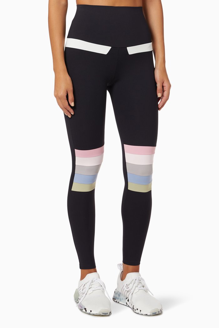 

Moto Rainbow Leggings, Black