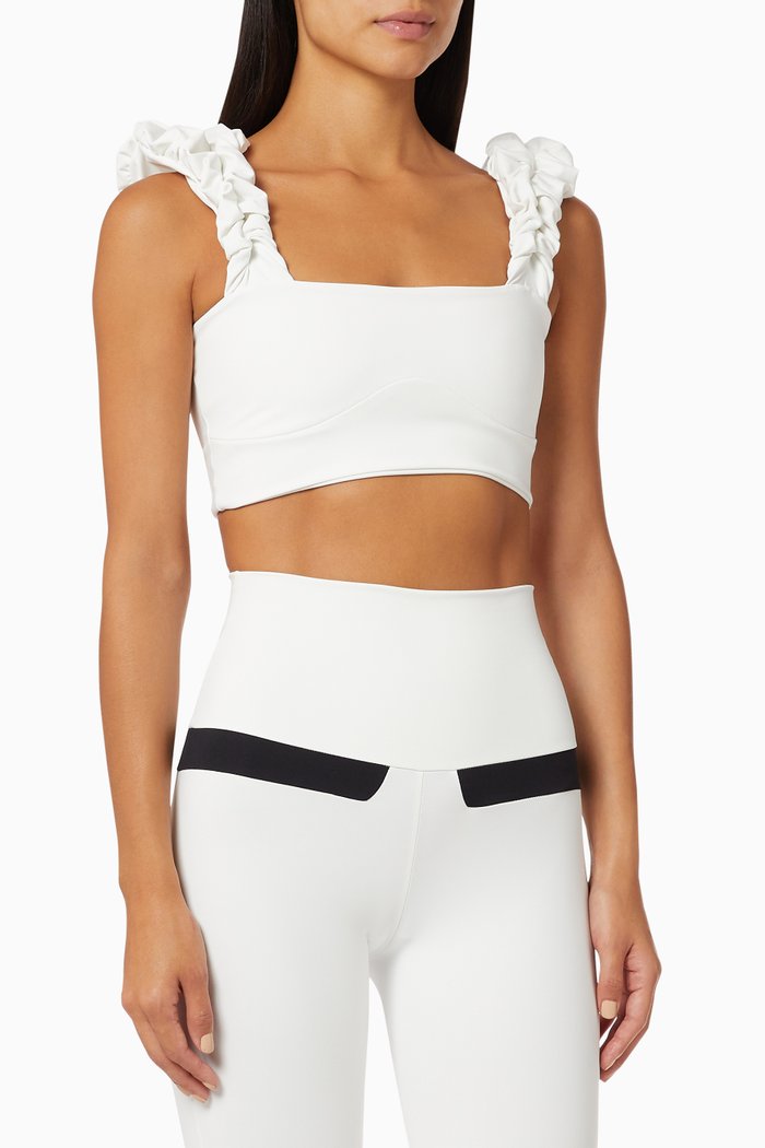 

Scrunchie Top, White