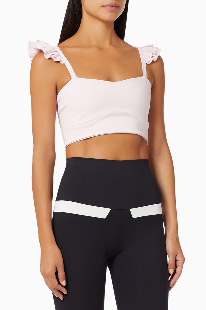 

Ruffle Crop, Pink