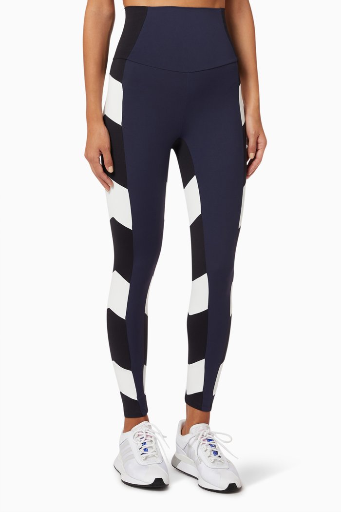 

Double Sided Arrow Leggings in Polyamide, Blue