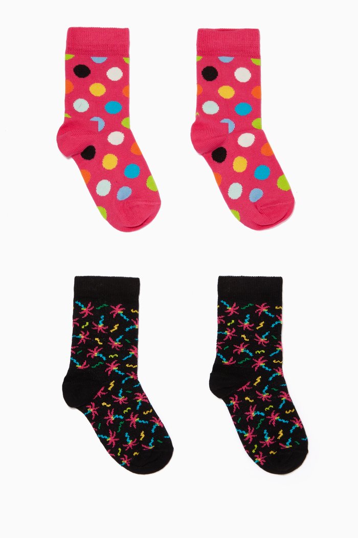 

Big Dots Socks, Set of 2, Multicolour