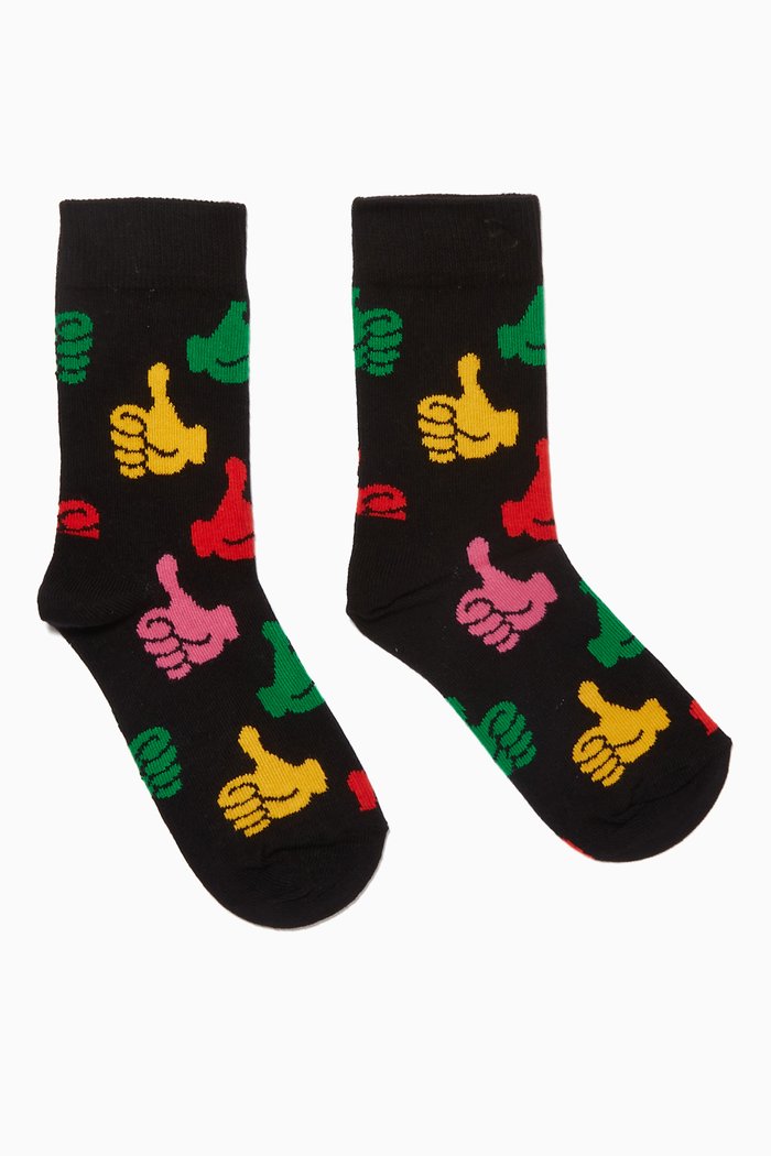 

Thumbs Up Socks in Stretch Cotton, Multicolour