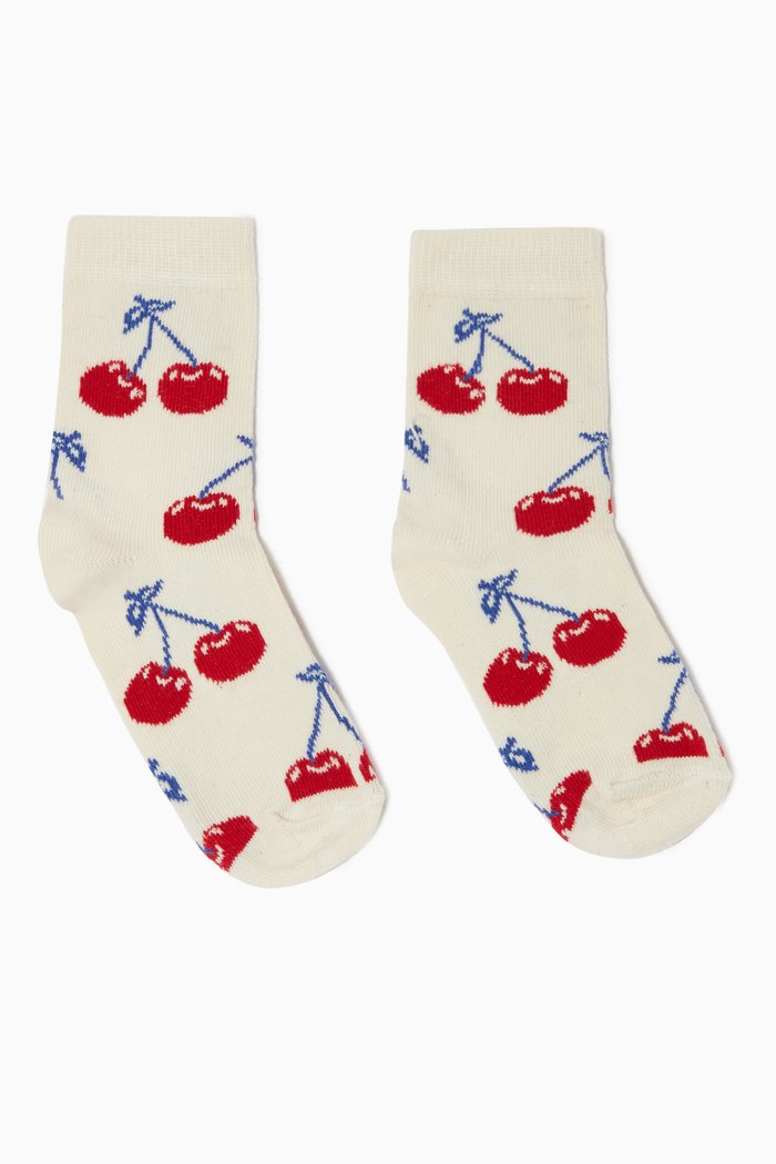 

Cherry Socks in Stretch Cotton, Multicolour