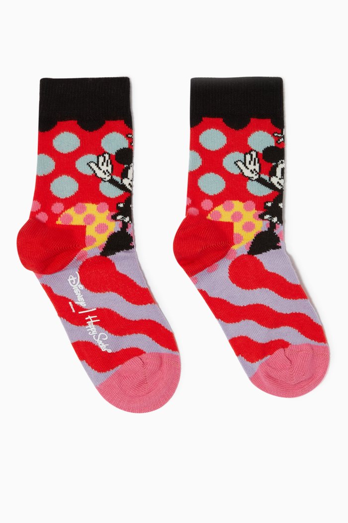 

Disney Minnie Time Socks in Stretch Cotton, Multicolour