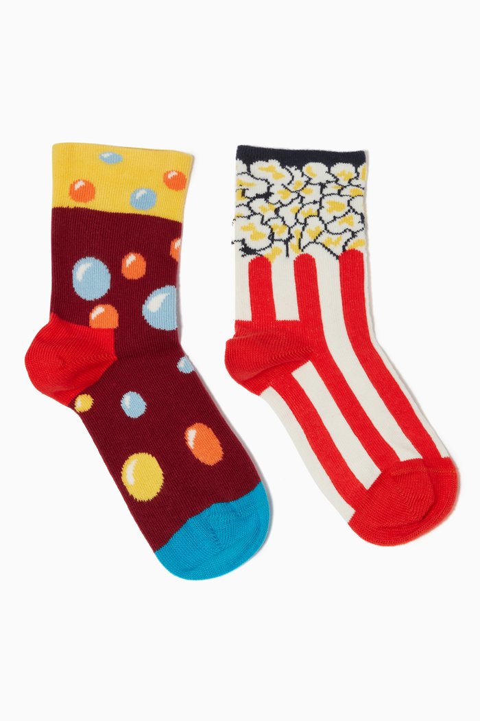 

Popcorn and Soda Socks in Stretch Cotton, Multicolour