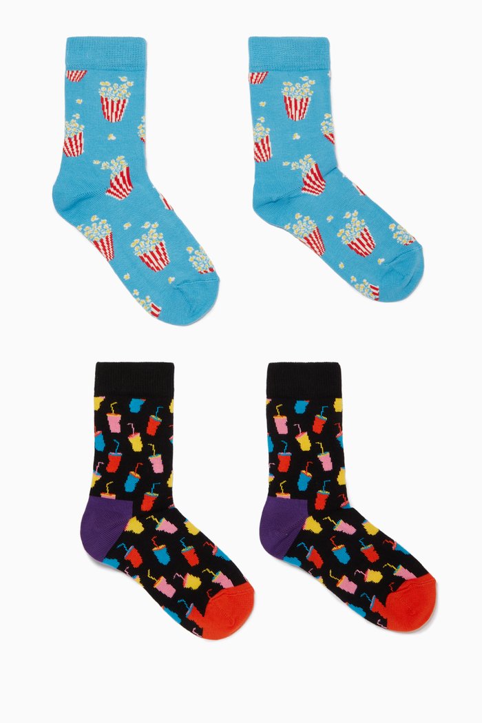 

Snack Socks, Set of 2, Multicolour