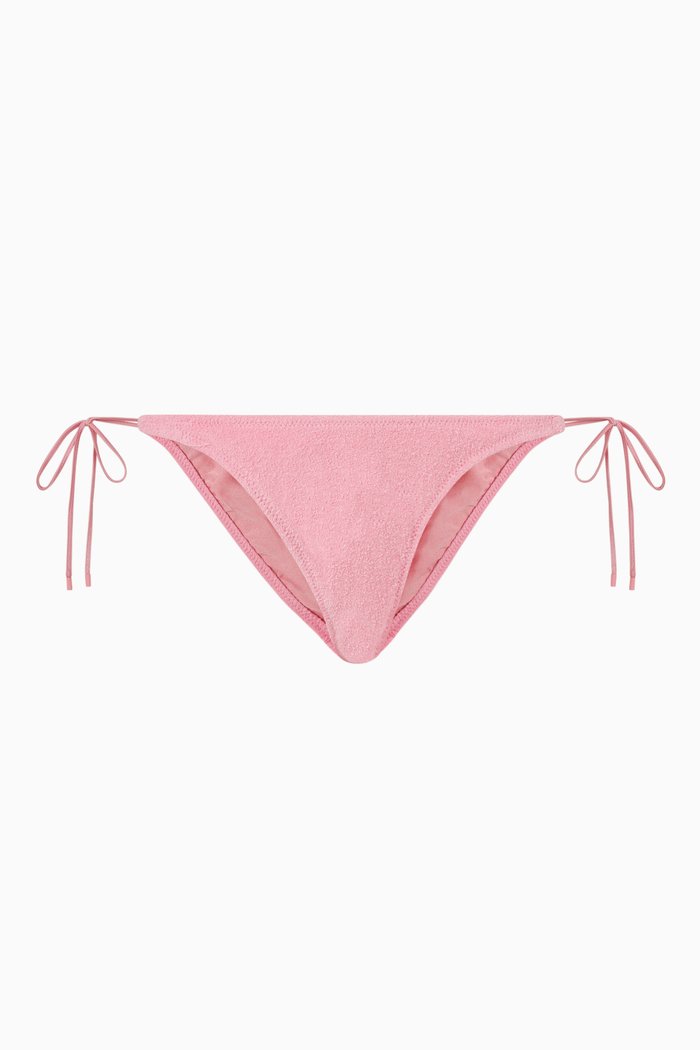 

Aster Bikini Bottoms in Terry, Pink