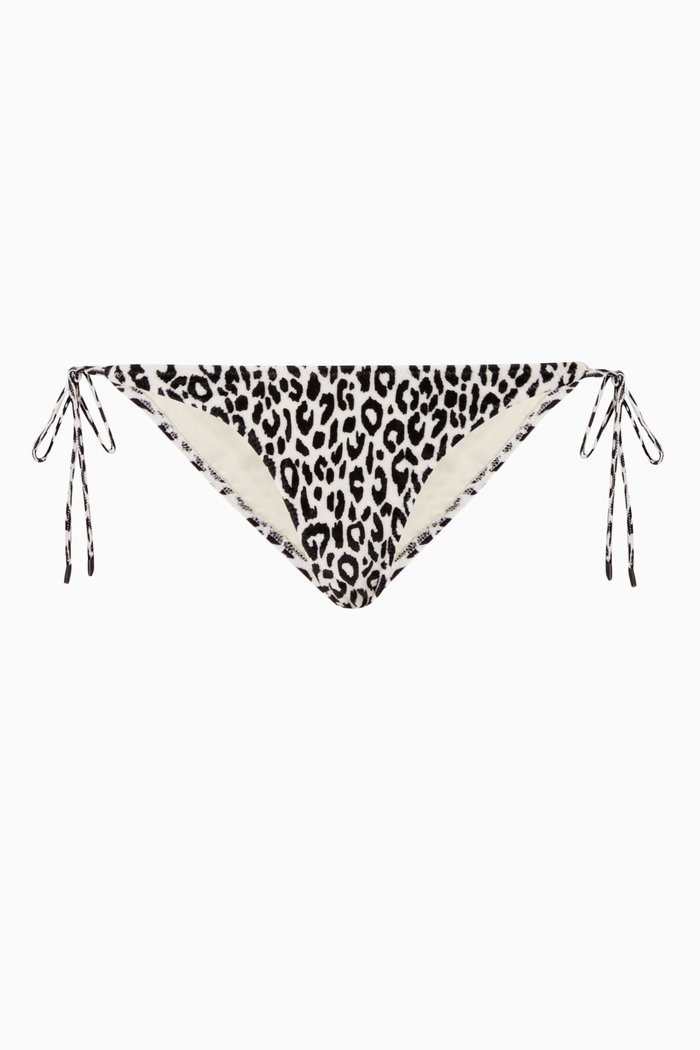 

Vinica Bikini Bottoms in Italian Velvet, Multicolour