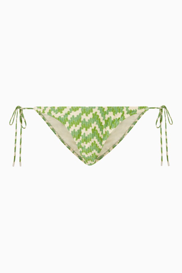 

Vinica Bikini Bottoms in Nylon, Green