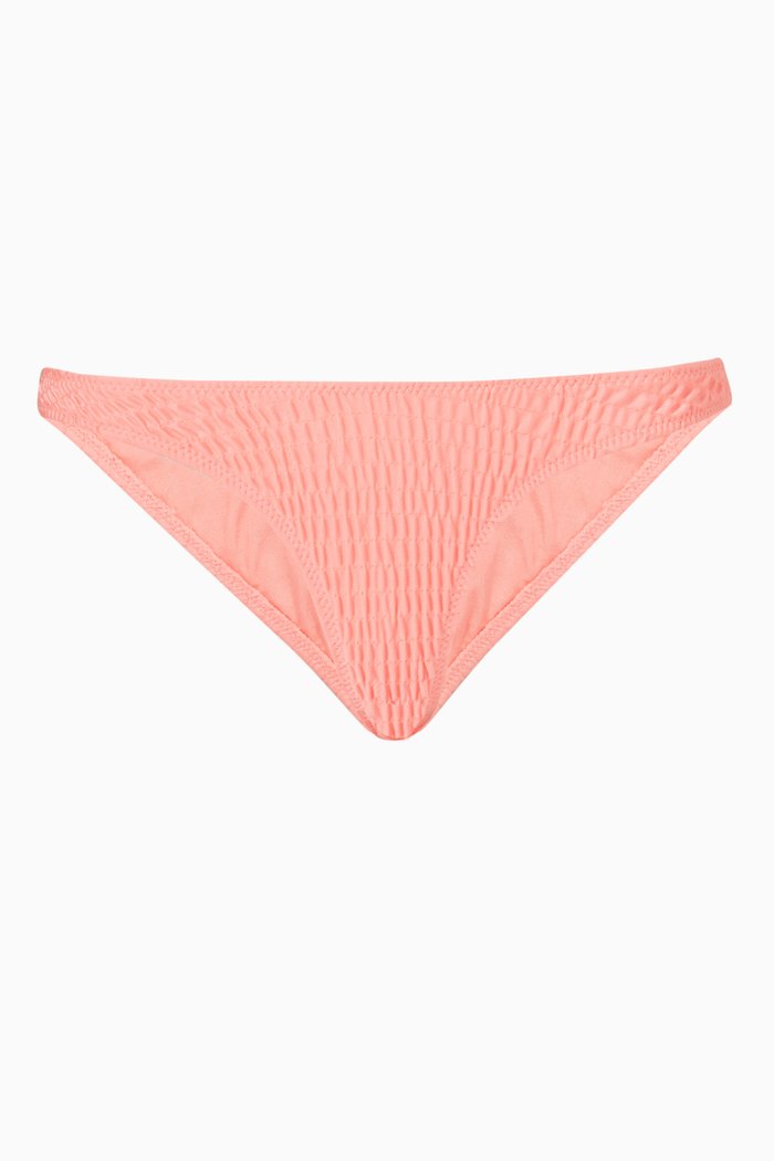 

Inesa Bikini Bottoms in Crinkle Nylon, Pink