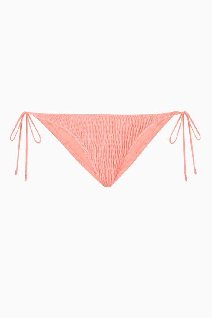 

Vinca Bikini Bottoms in Crinkle Nylon, Pink