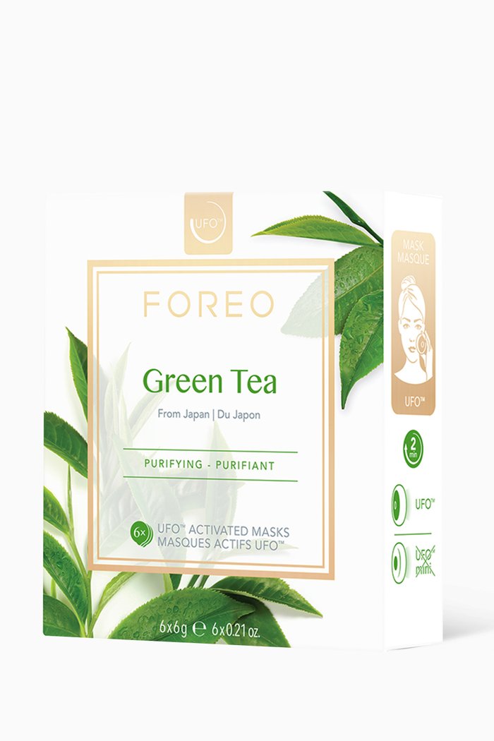 

UFO ™ Green Tea Mask, Set of 6, Multicolour