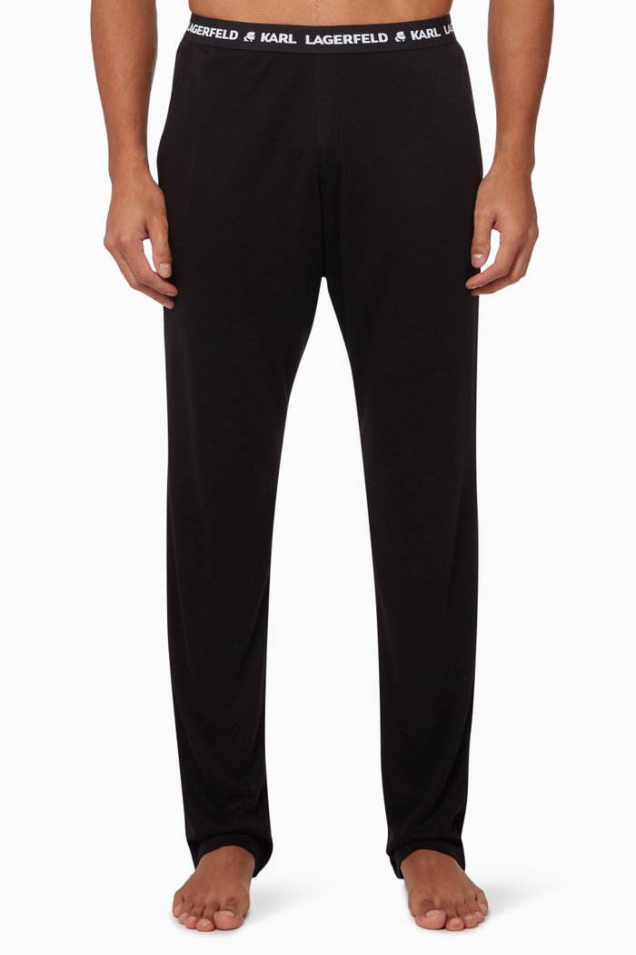 

Logo Pajama Pants, Black