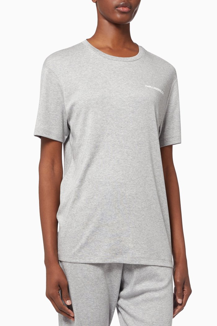 

Logo Pyjama T-shirt, Grey