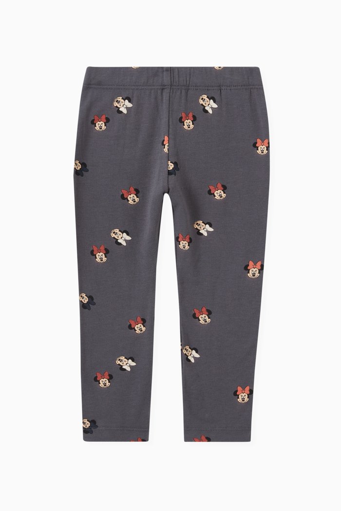 Minnie Mouse Leggings in Stretch Jersey, Grey