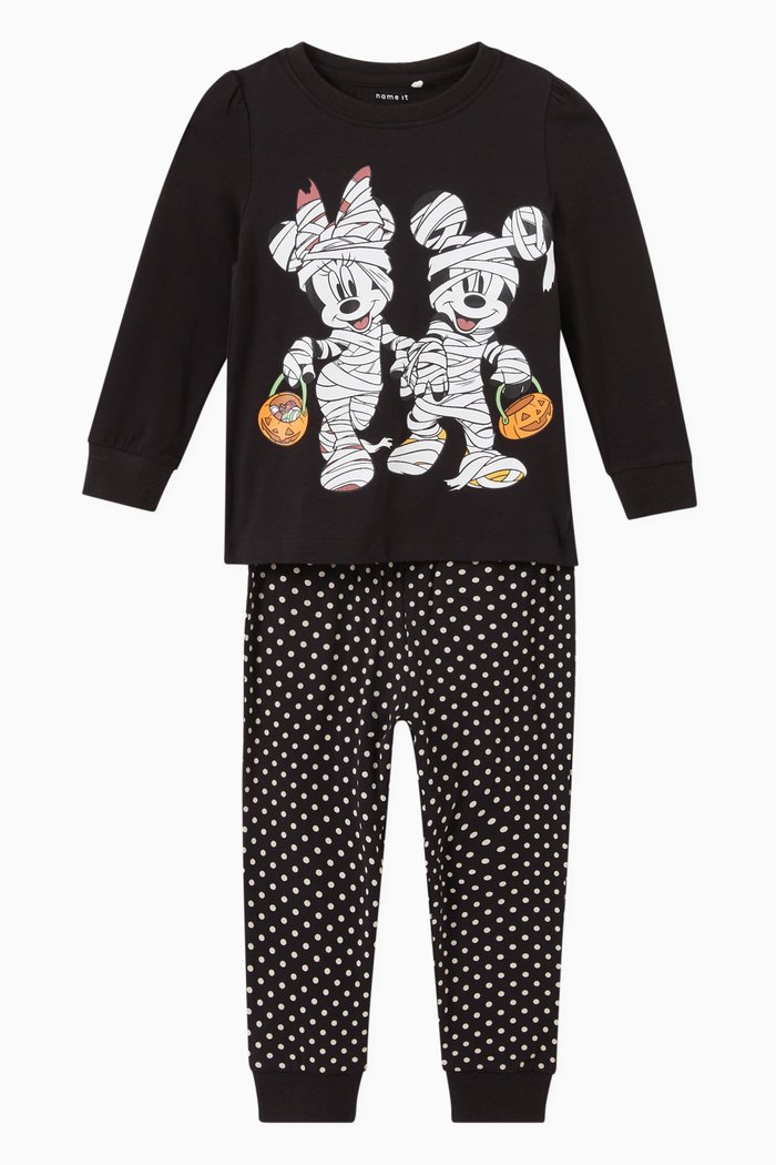 

Disney Minnie Mouse Denim Pinafore Dress, Black
