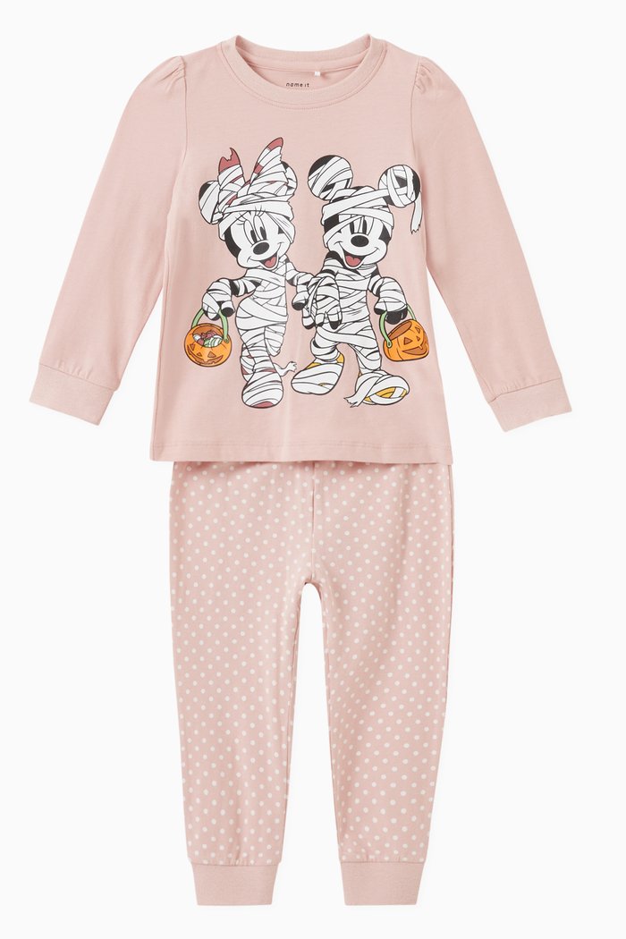 

Disney Minnie Mouse Denim Pinafore Dress, Pink