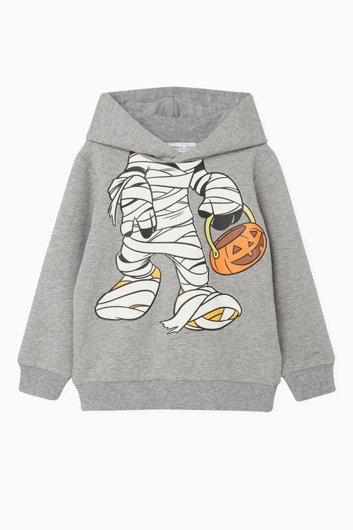 

Disney Mickey Mouse Halloween Sweatshirt, Grey