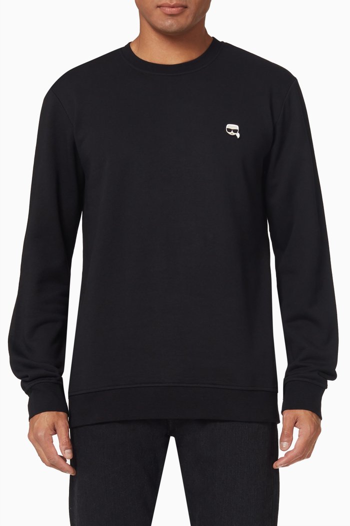

Ikonik Rubber Patch Sweatshirt, Black