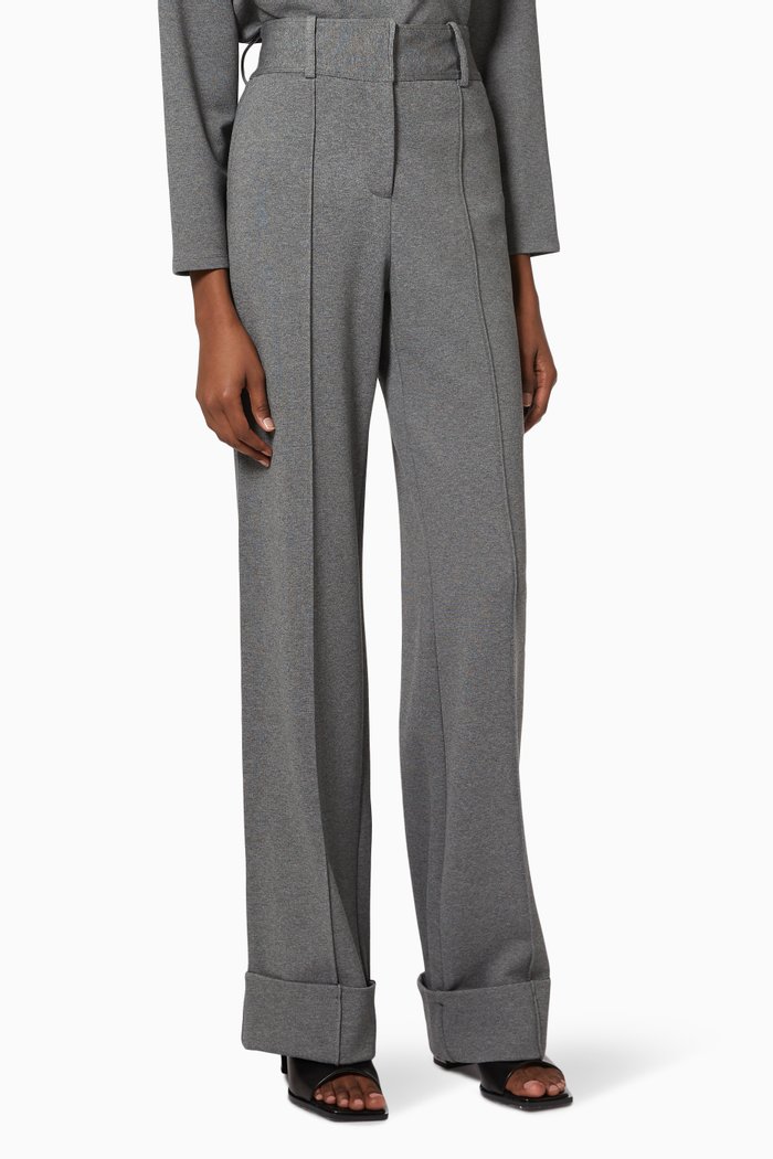 

Tailored Jersey Pants, Grey