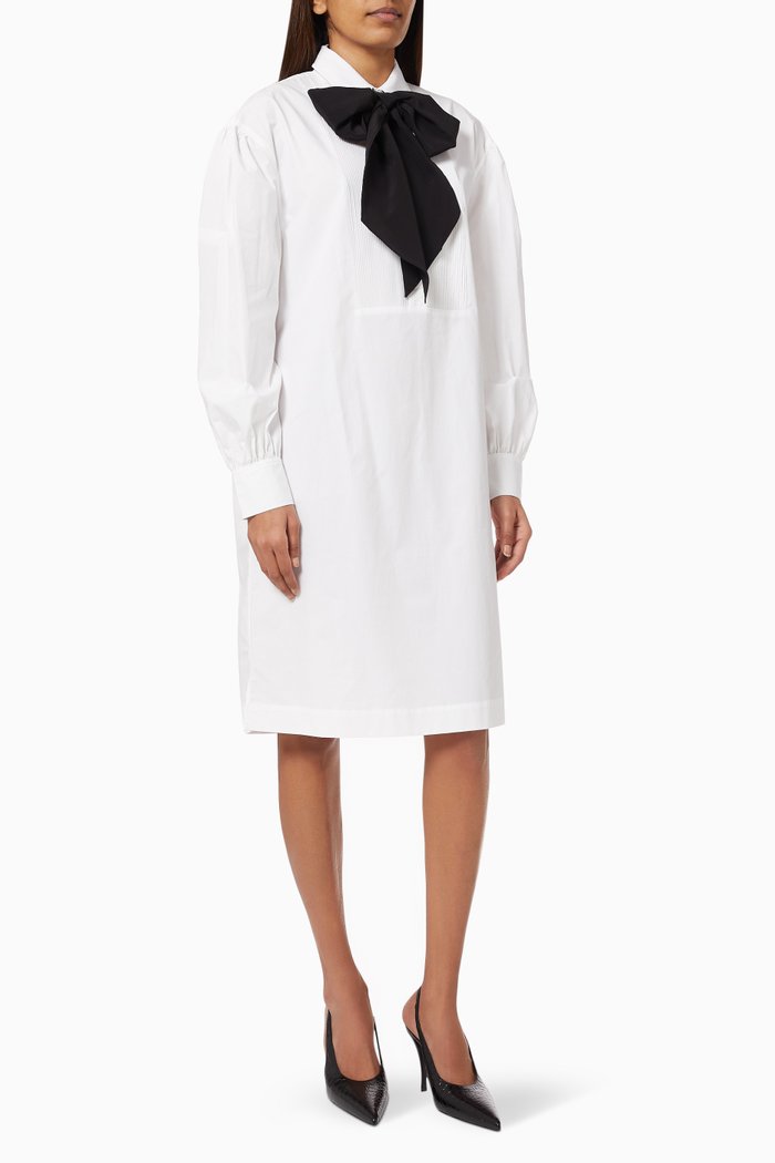 

Karl By Karl Tunic in Cotton Poplin, White