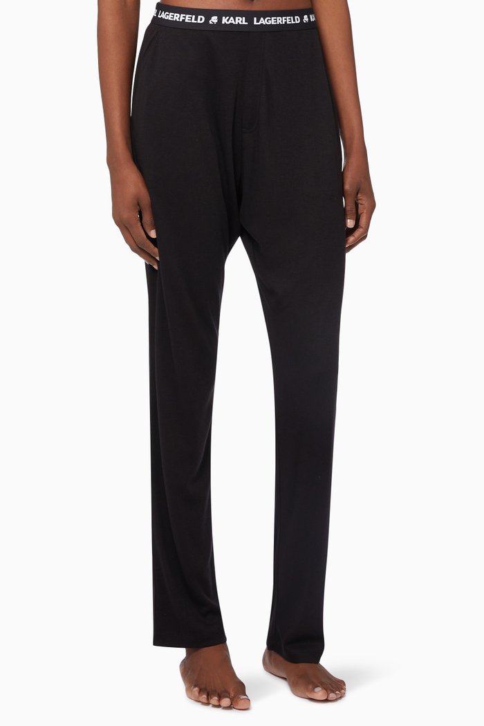 

Logo Pyjama Pants, Black