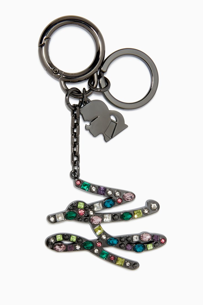 

K/Autograph Sparkle Keychain in Metal, Multicolour