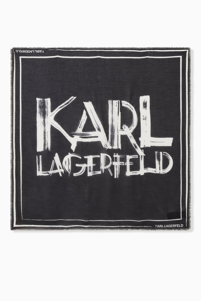 

K/Ikon Scarf in Modal, Black