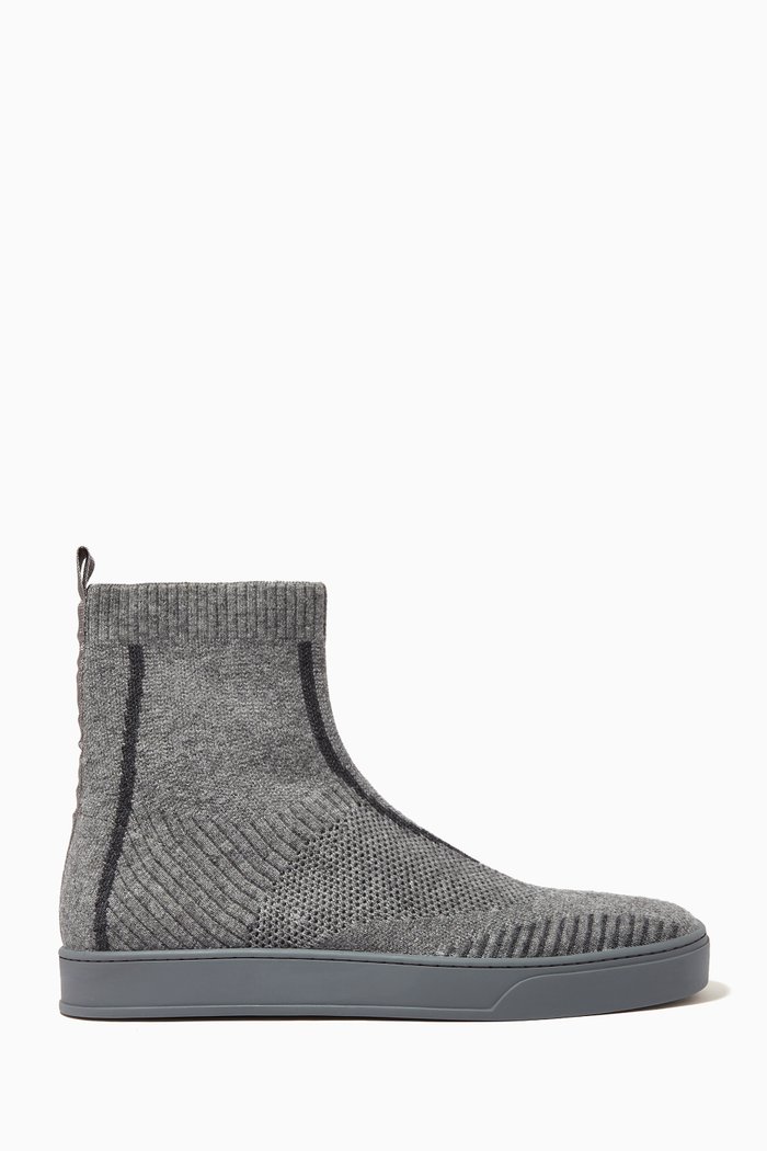 

Oya Evolution Sneakers in Technical Wool, Grey