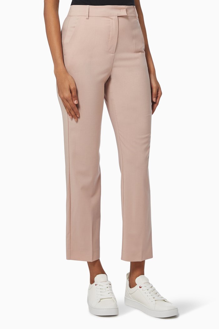 

Doria Pants in Wool Canvas, Pink