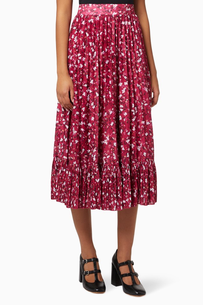 

Conciso Midi Skirt in Jersey, Pink