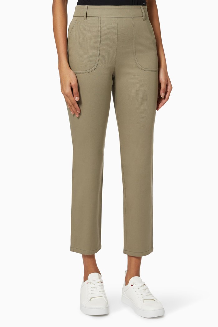 Colmo Pants in Cotton Twill, Brown