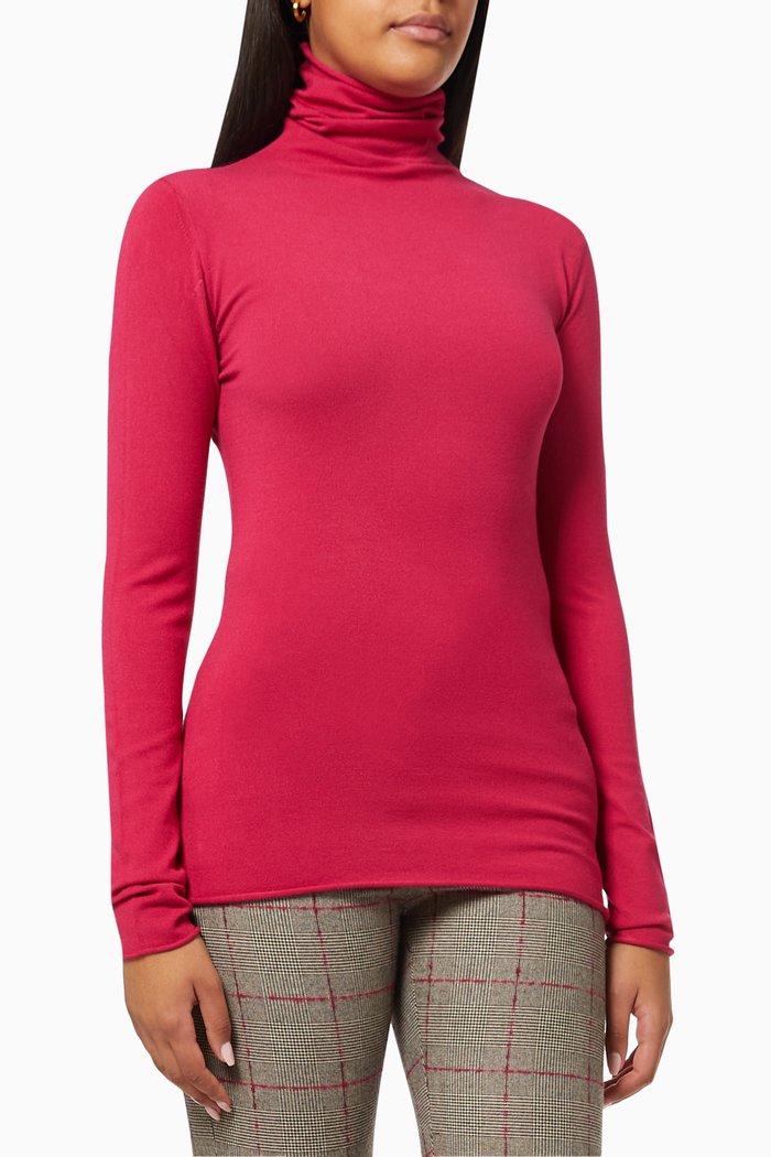 

Sbarra Jumper in Stretch Tricot, Pink