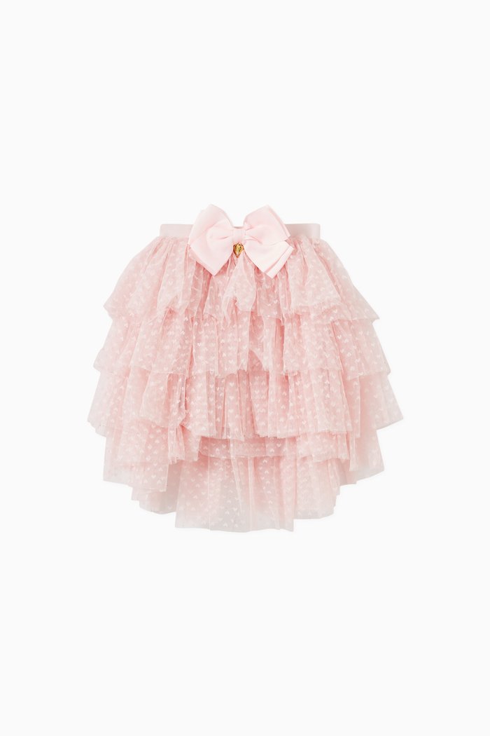 

Bet Pleated Skirt in Tulle, Pink
