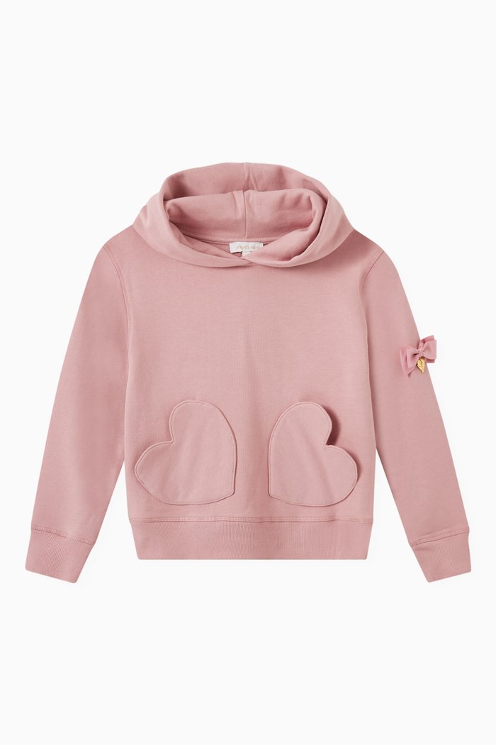 

Lottie Hoodie in Cotton, Pink