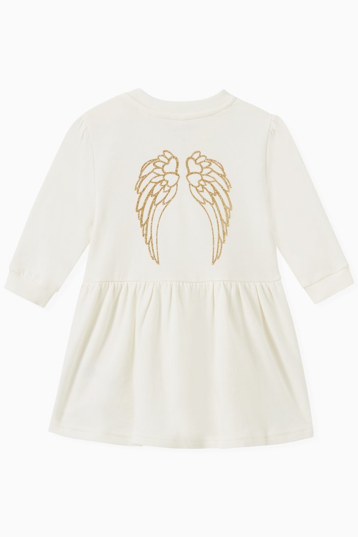 

Teagan Sweat Dress in Cotton, White