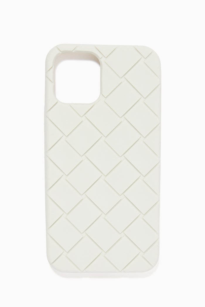 

iPhone 12 Pro/ iPhone 12 Case in 3D Intarsio Rubber, White