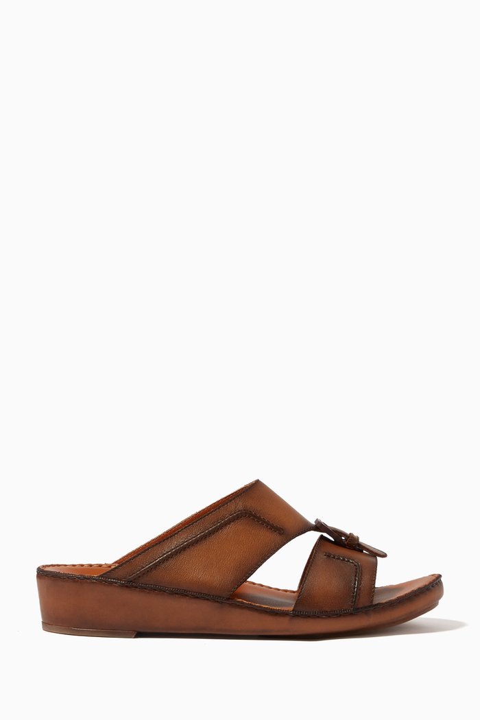 Cinghia Laceto Sandals in Softcalf, Brown