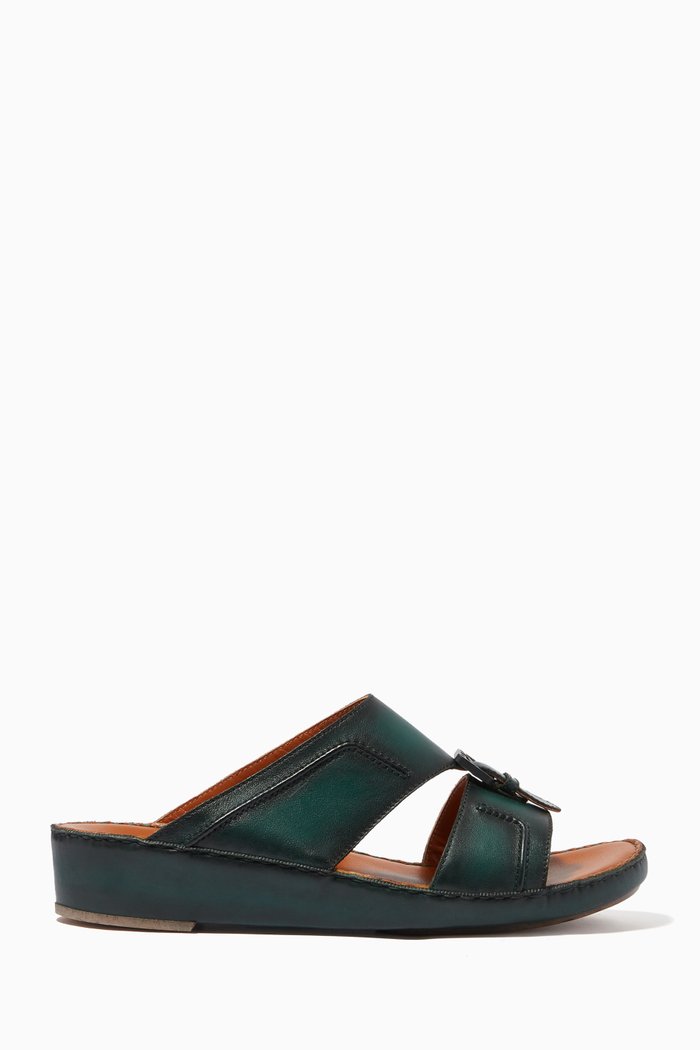 

Cinghia Laceto Sandals in Softcalf, Green