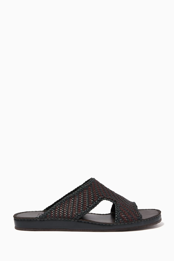 

Western Arca Tessere Sandals in Softcalf, Multicolour