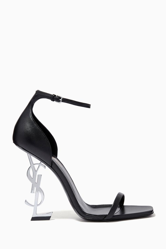 

Opyum 110 Sandals in Smooth Leather, Black