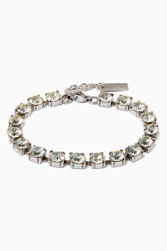

Crystal Bracelet in Metal, Silver
