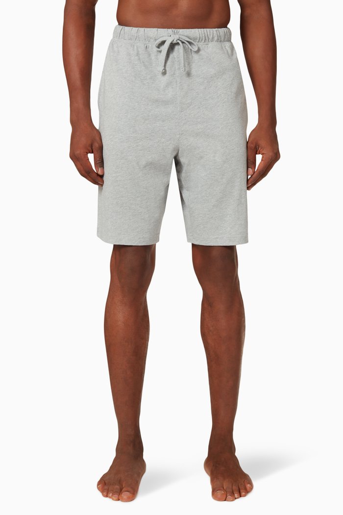 

MK-logo Shorts in Cotton-jersey, Grey