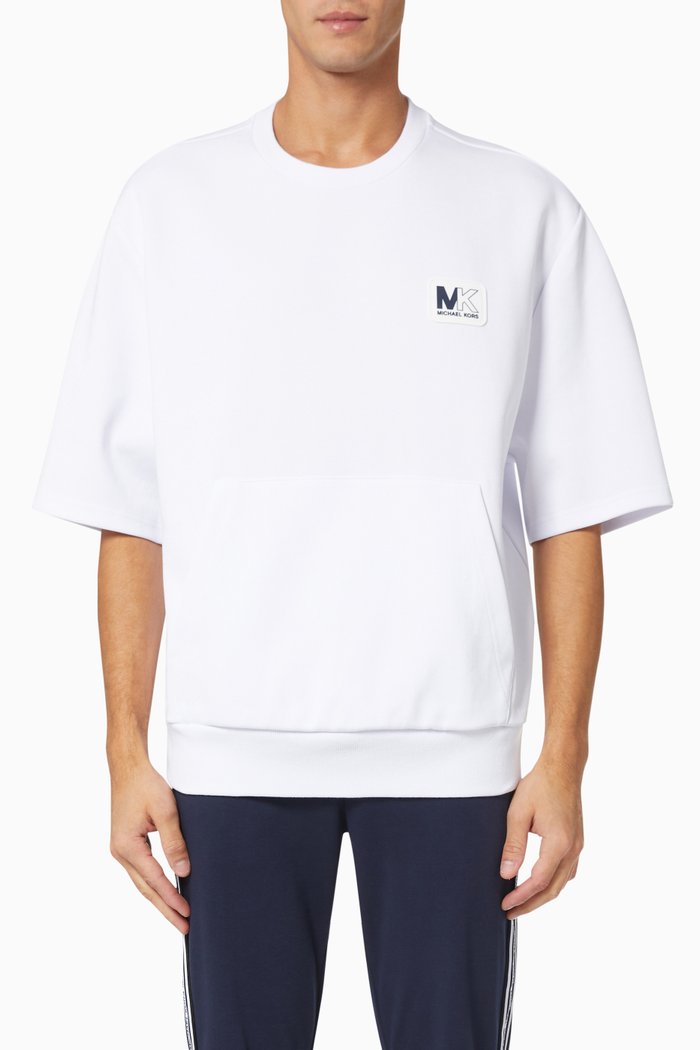

Logo T-Shirt in Cotton Blend, White