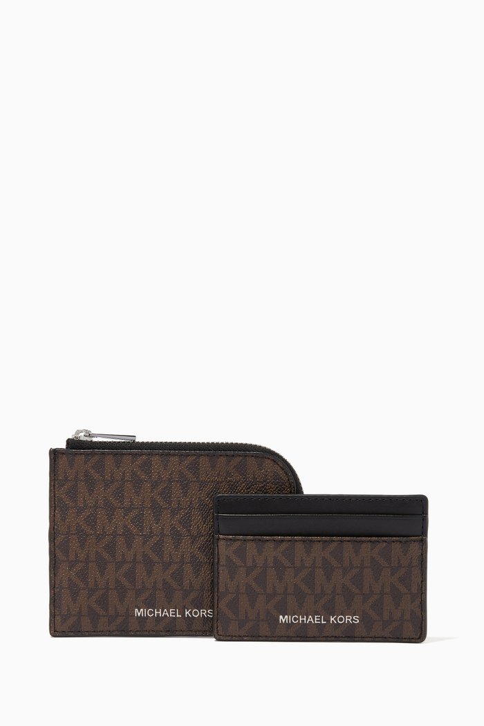 

Hudson 2-in-1 Wallet in Logo Canvas, Black