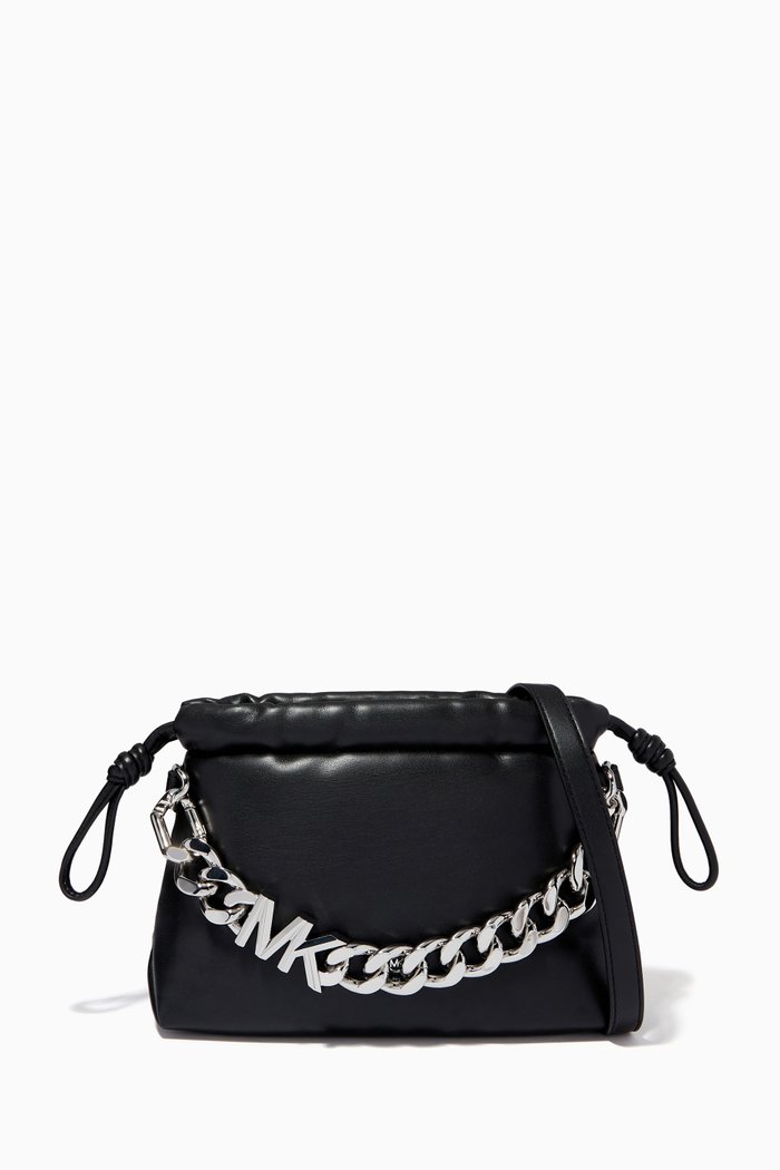 

Extra Small Lina Crossbody Bag in Faux Leather, Black