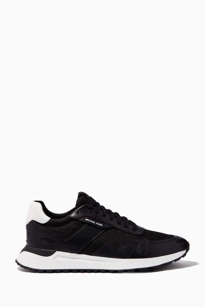 

Allie Sneakers in Mixed Leather, White
