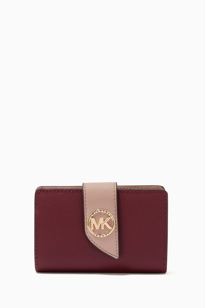 

Medium Greenwich Wallet in Saffiano Leather, Multicolour