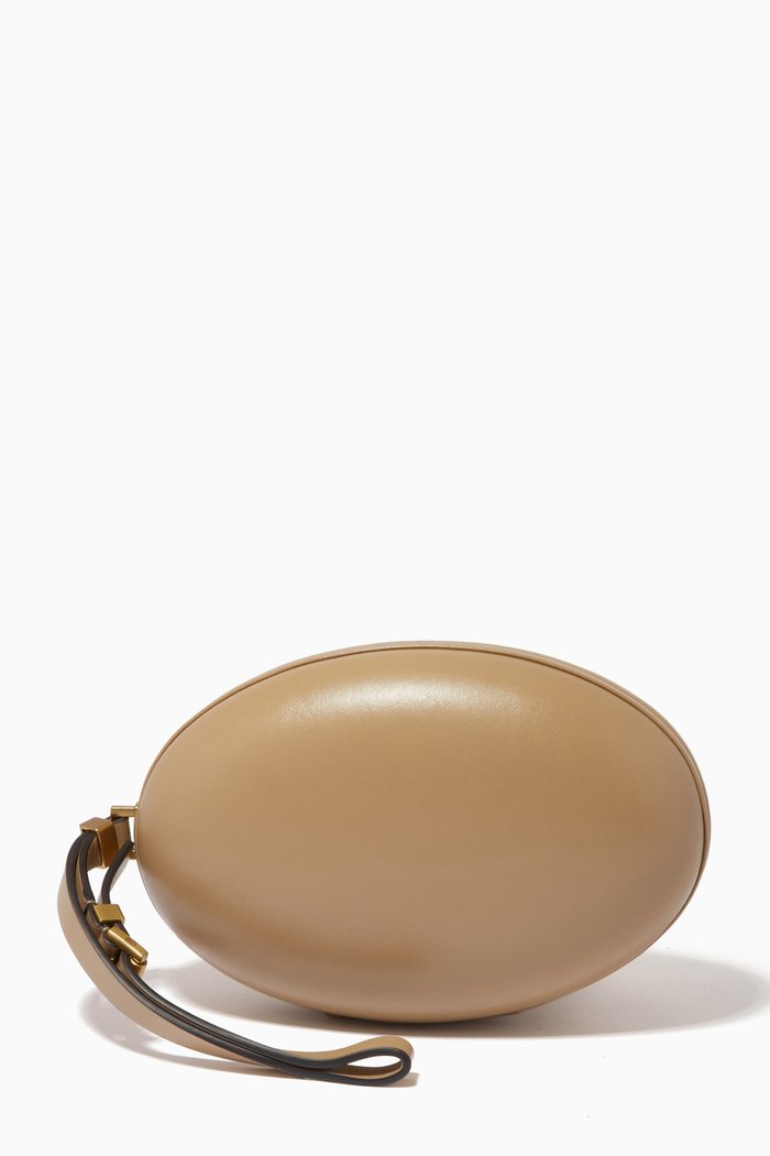 

Gramercy Minaudière Wristlet in Leather, Green