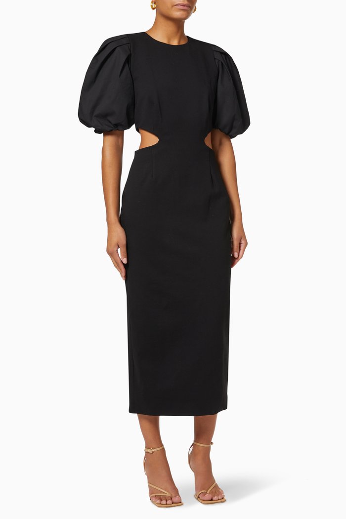 

Suffage Dress in Ponte, Black